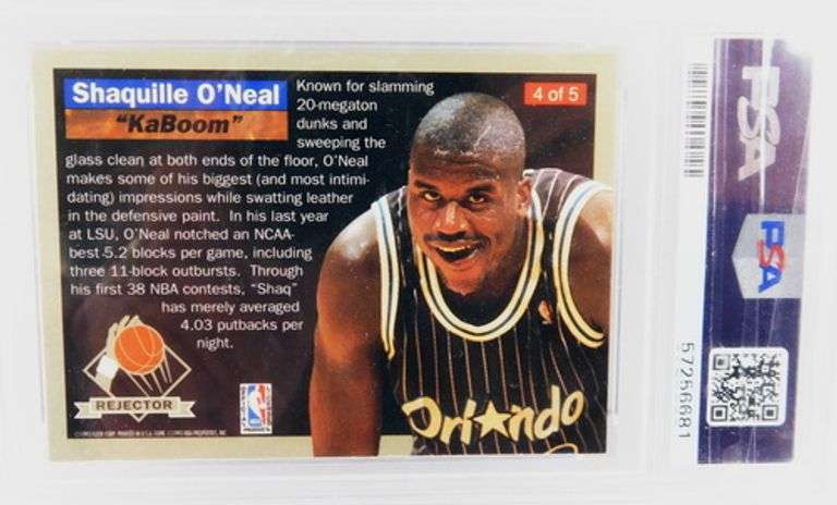Shaquille O'Neal 1992 Basketball Card, 6 EX-MT