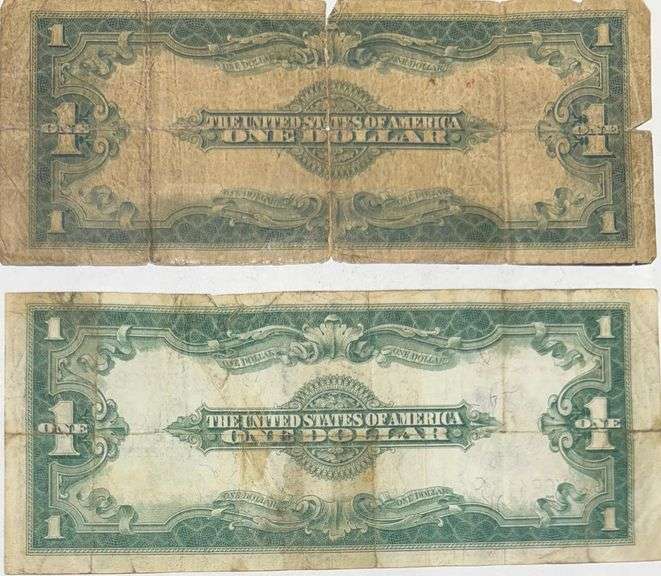 Two Series of 1923 $1 Silver Certificates