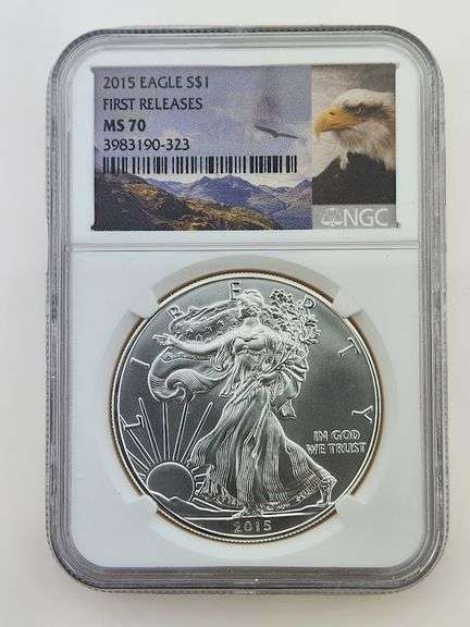 2015 American Silver Eagle, NGC MS70 FR