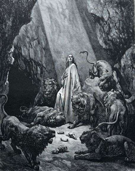 Gustav Dore, Daniel in the Lion's Den