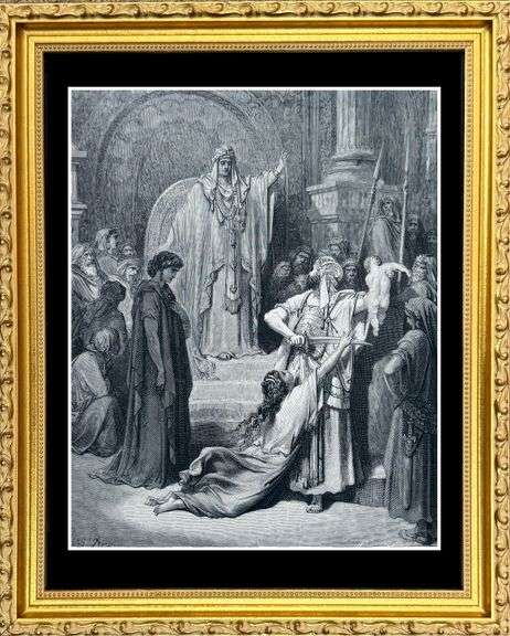 Gustav Dore, The Judgement of Solomon