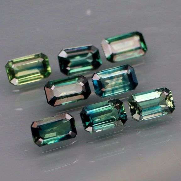 Breath taking! 2.80ct set of blue green Australian Sapphires
