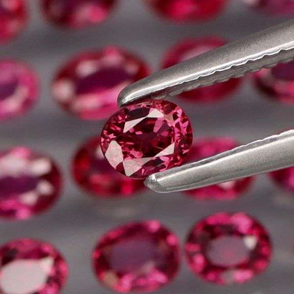 Real! Top crystal! 2.70ct 20 piece Ruby set! UNTREATED!!!