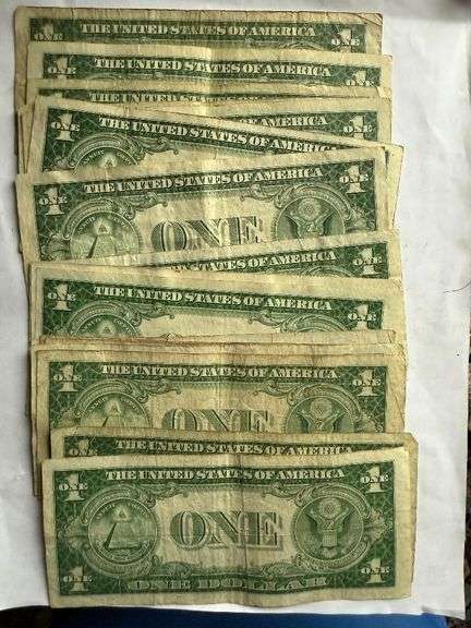 20 Assorted 1935 Series $1 Silver Certificates