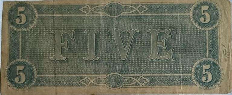 $5 Feb 17 1864 Series CSA Note