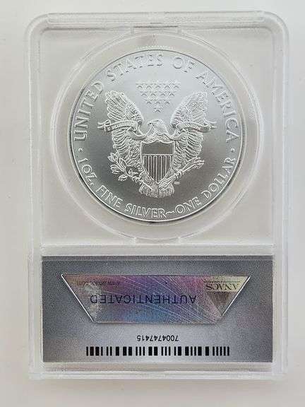 2012-(S) American Silver Eagle, ANACS MS70 FR