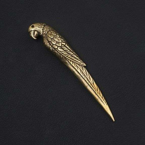 Antique-Style Ice Pick with Parrot Handle