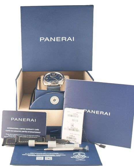 Panerai Radiomir Officine PAM01383, 45MM, Blue Dial, Stainless Steel Men’s Watch