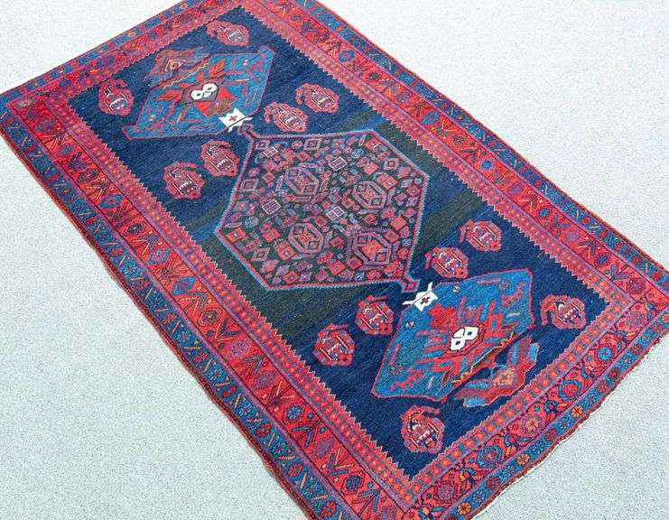 Handmade Persian Bakhtiari 4.8x7.8