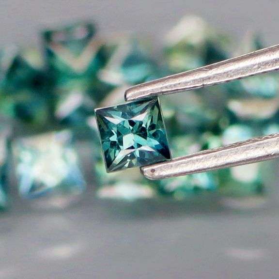 Exciting! 2.53ct set of blue green Australian Sapphires! Heated only!