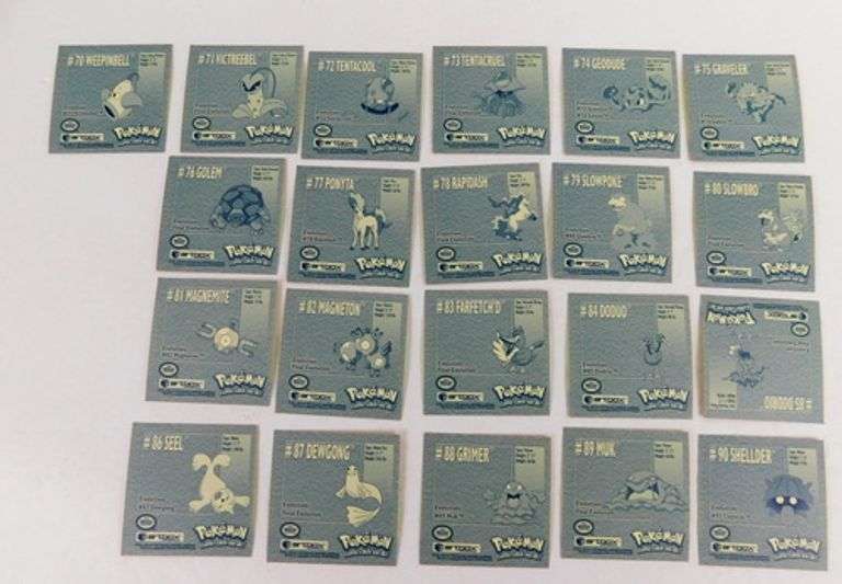 21 - 1999 Pokémon Evolution Stickers