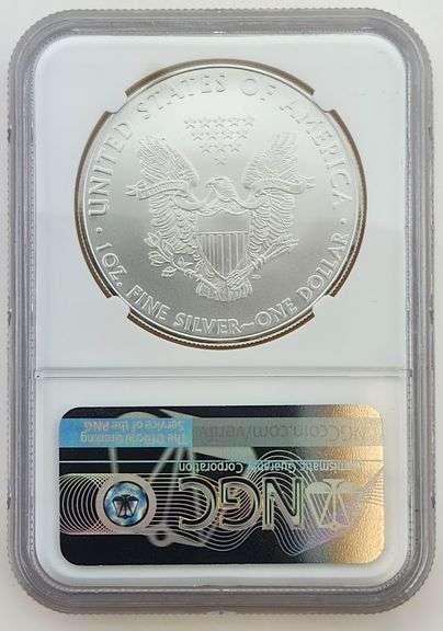 2010 American Silver Eagle, NGC MS69