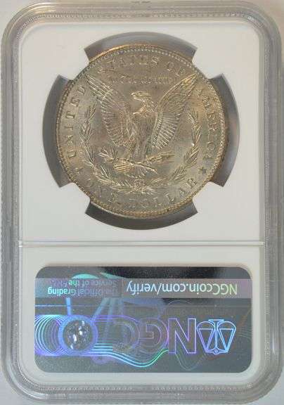 Gorgeous golden hue Gem BU 1898-O Morgan Silver Dollar. NGC MS65