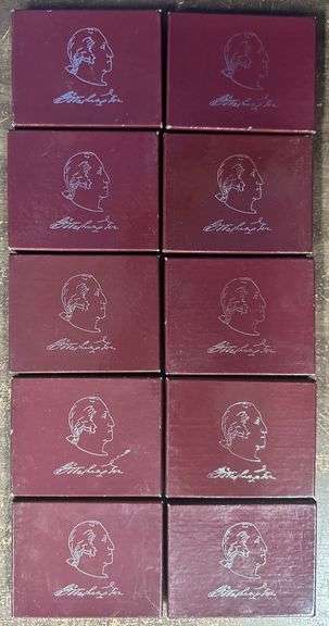 Great lot of ten (10) Superb Gem Proof 1982-S Washington SILVER Half Dollars