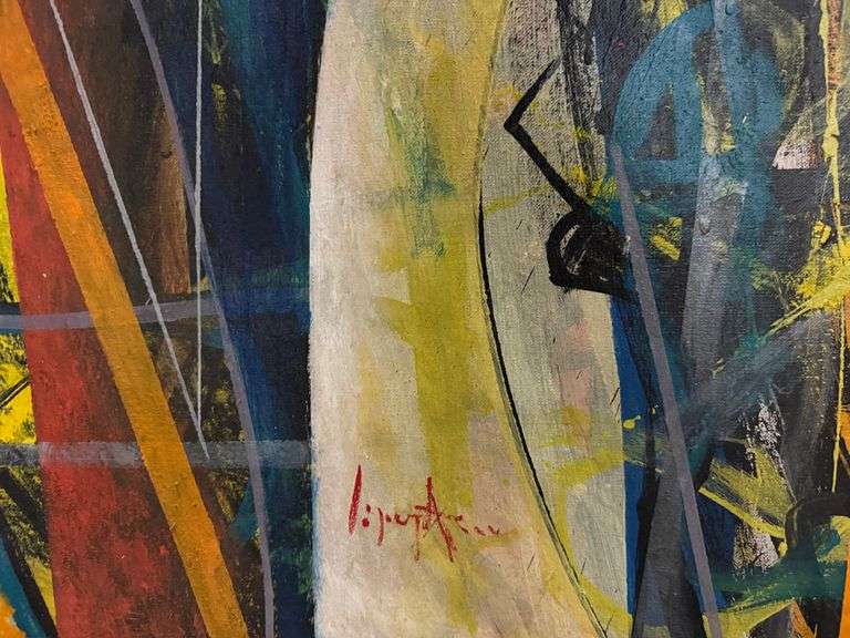 Vibrant Original on Canvas