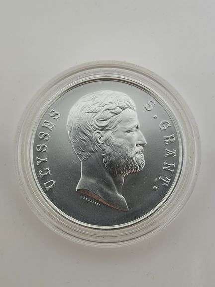 Ulysses S. Grant 1Oz. Silver Medal, OGP