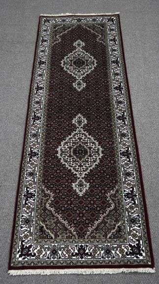 Handmade Tabriz Fish Design 2.8x7.7