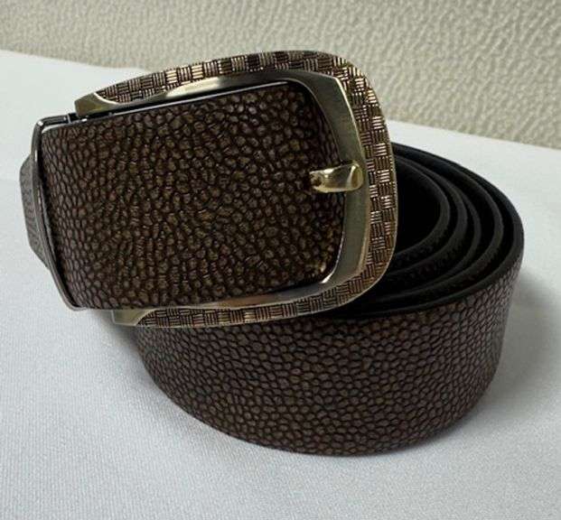 Fine Quality Reversable Leather Belt, Made In Italy