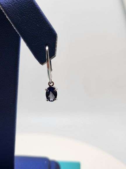 Magnificent pair earring of Tanzanite in Silver – GGA Certified