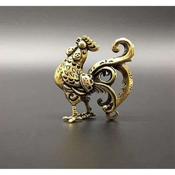 Solid Brass Rooster