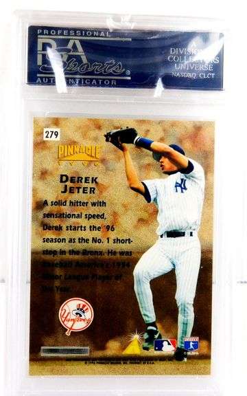 Derek Jeter 1996 Baseball Card, Mint 9