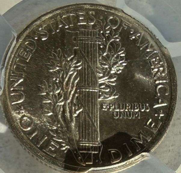 1916 PCGS MS 64 Full Bands Mercury Dime