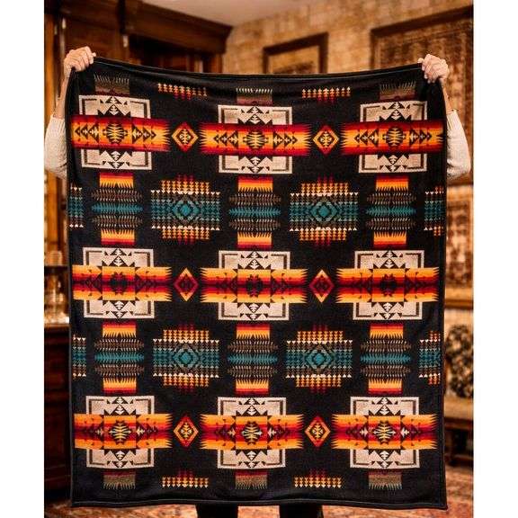 Chief Joseph Jacquard Wool Blanket