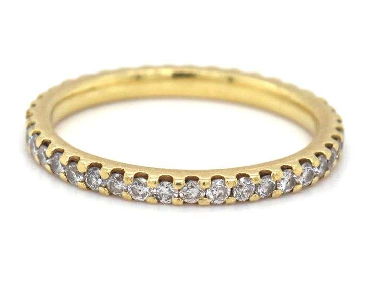 Popular 18K YG Diamond Anniversary Band