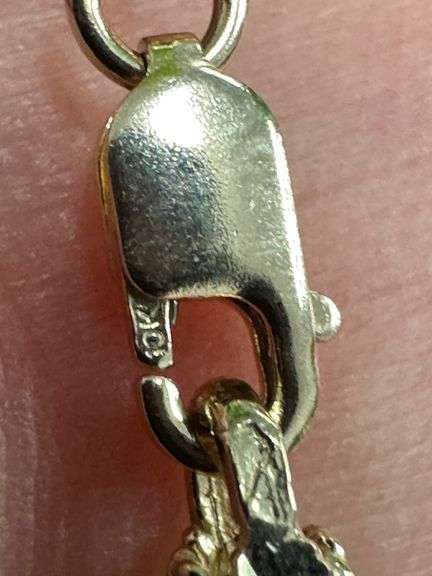 10k Yellow Gold Extremely Unique Diamond Cut 3.65mm Marquise Bracelet 8.5 Inch