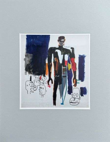 Colorful Jean-Michel Basquiat From 'Symbols and Signs'