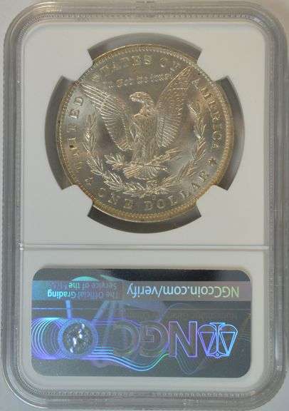 Satiny-fresh Gem BU 1884-O Morgan Silver Dollar. NGC MS65