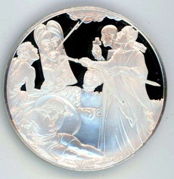 1974 Franklin Mint St Patrick .999 Silver Medal