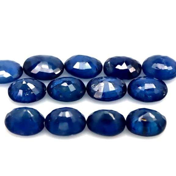 10.45ct cobalt blue Sapphire set from Madagascar -Heated only!!!