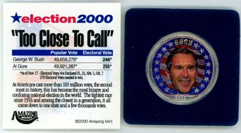 2000 Painted 1 Ounce American Silver Eagle