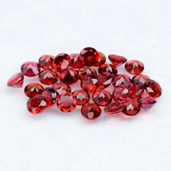 Look at this! 10.18 carats of rich red Pyrope Garnets!