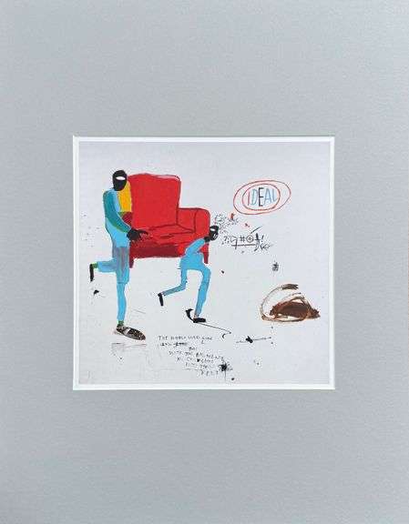 Colorful Jean-Michel Basquiat From 'Symbols and Signs'