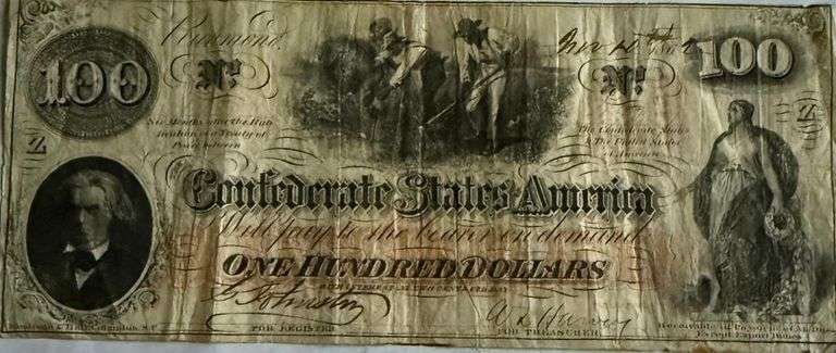 $100 1862 Series Watermarked CSA Note