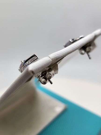 Magnificent pair earring of Tanzanite in Silver – GGA Certified