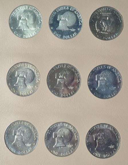 Ike Dollar Complete Set 1971-1978  Unc & Proofs with Varieties