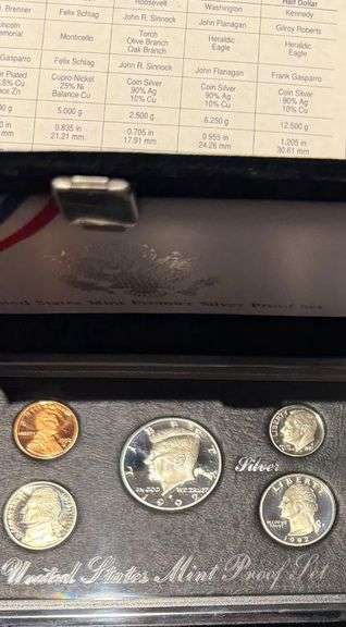 1992 Premier Silver Proof Set.