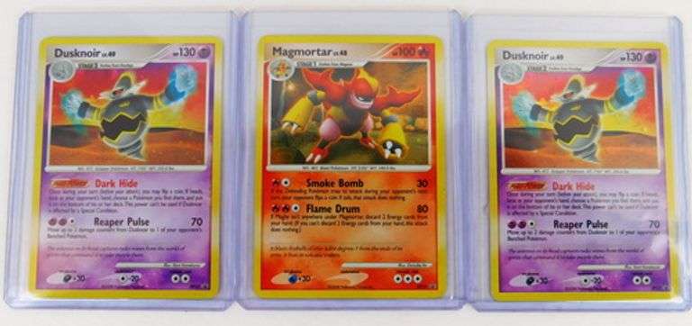 3 Pokémon 2008 Diamond and Pearl Promo Cards