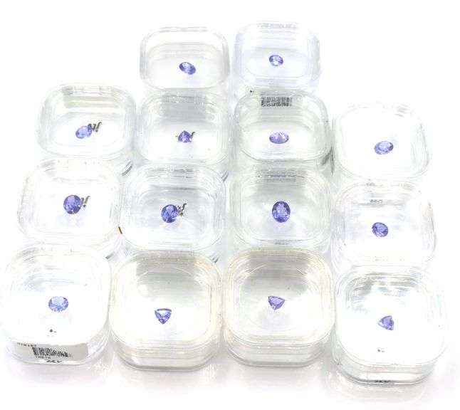14 loose Tanzanite