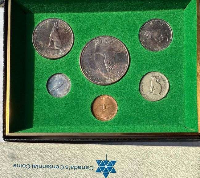 1967 Toned Canada Centennial Uncirculated Set.