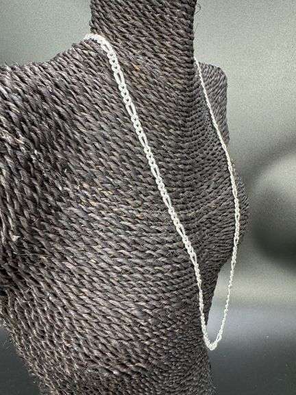 Men's 4.8mm Solid .925 Sterling Silver Hammered Curb Chain Link Italy Necklace 24"