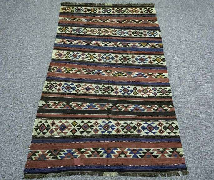 Antique Persian Kilim 5.0x8.0