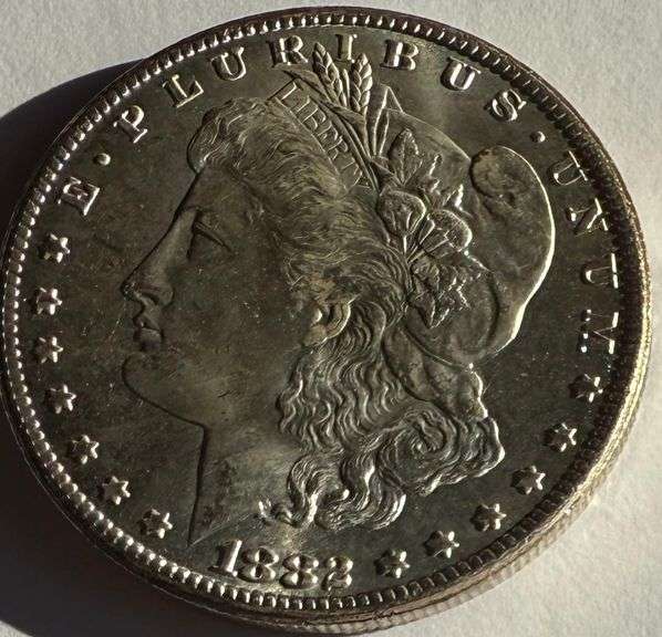 1882 CC BU Morgan Dollar