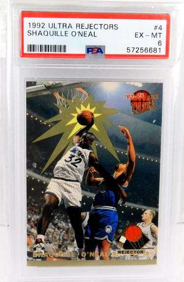 Shaquille O'Neal 1992 Basketball Card, 6 EX-MT