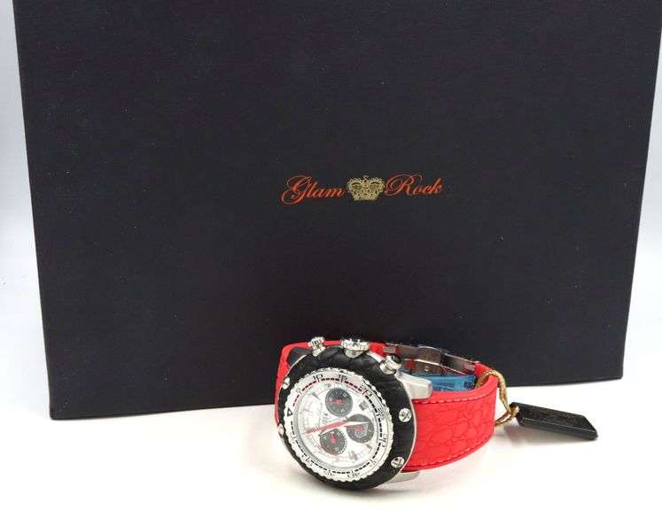 Glam Rock 100M water resist watch