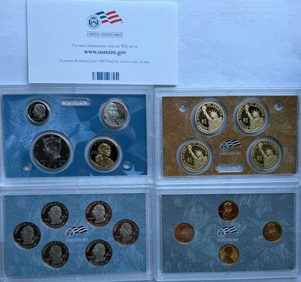 2009-2011 US Proof Sets With Original Boxs