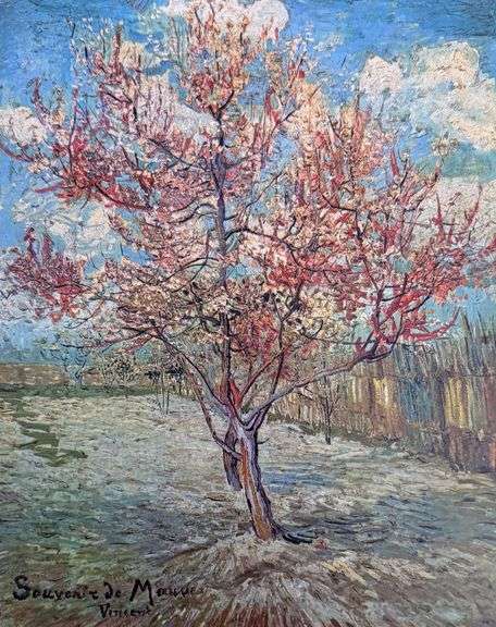 Vincent Van Gogh, Pink Peach Tree in Blossom